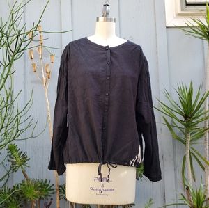 Free people floral eyelet top